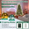 6Feet Hinged Christmas Tree with 350/500 LED Lights Remote Control