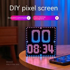 DIY Pixel Atmosphere Good Item Layout Night Light E-sports Decoration Table Lamp Desktop Creativity Atmosphere (Option: USB-DIY Pixel Atmosphere Light-1piece)