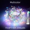 1pc; Fairy Lights Led Firecracker Lights 8 Twinkling Modes USB Remote With Timer Waterproof Cluster Starry String Lights