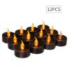 12Pcs LED Tea Lights Flameless Candles