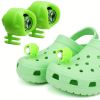 2pcs LED Rechargeable Headlights For Crocs, Waterproof And Long-Lasting ABS Light For Outdoor Camping For Kids & Adults