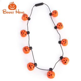 Halloween LED Pumpkin Lantern Necklace Ghost Festival Lighting String Lighting Decoration (size: L)