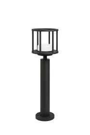 Outdoor Pathway LED Lights Lantern 23.6 IN IP44 Waterproof Garden Modern Landscape Lighting (Color: DARK GREY 800)