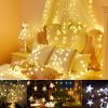 1pc Star String Lights; 3m/10ft; 6m/20ft; EFFE LED Fairy Twinkle Lantern Lights With 20 Stars 2 Flashing Modes; Battery Powered Indoor & Outdoor Decor