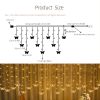 1pc LED Butterfly Curtain Fairy Lights USB Plug Firefly Twinkle String Lights; Christmas Lights Outdoor Waterproof String Lights With 10 Drops; Indoor