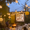 Outdoor LED string lights  Hanging back yard lights