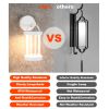 Inowel Lights Outdoor Wall Sconce Lantern Exterior IP65 Waterproof LED Wall Light Classic Wall Lamp Round Lighting 32333