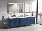 (ONLY FOR PICKUP) 96in. W x 36 in. H Super Bright Led Bathroom Mirror with Lights;  Metal Frame Mirror Wall Mounted Lighted Vanity Mirrors for Wall;