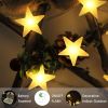 1pc Star String Lights; 3m/10ft; 6m/20ft; EFFE LED Fairy Twinkle Lantern Lights With 20 Stars 2 Flashing Modes; Battery Powered Indoor & Outdoor Decor