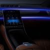 2M Automobile Atmosphere Lamp USB Dark-blue Car Interior Light Strip; LED Car Lights Interior For Dashboard Decorations