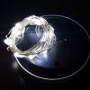 6 Pcs Solar Powered Mason Jar Lid Lights 20 LEDs Fairy String Lights Xmas Garden Decor