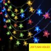 1pc Star String Lights; 3m/10ft; 6m/20ft; EFFE LED Fairy Twinkle Lantern Lights With 20 Stars 2 Flashing Modes; Battery Powered Indoor & Outdoor Decor