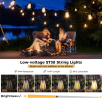 Outdoor LED string lights  Hanging back yard lights